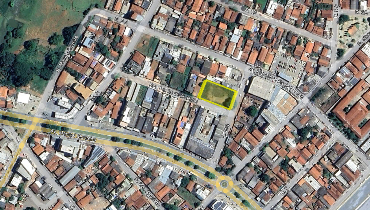 ÁREA COMERCIAL À VENDA – 4 LOTES UNIFICADOS NA VILA PAI ETERNO, TRINDADE/GO
